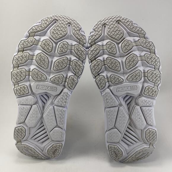 Hoka One One Clifton 7 Running Shoes Womens Size 9 White Athletic Sneakers - Picture 7 of 11